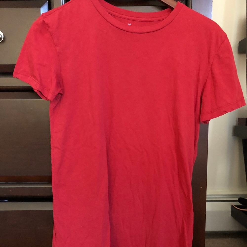 Plain Red American Eagle T-Shirt